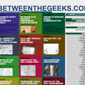Betweenthegeeks Homepage